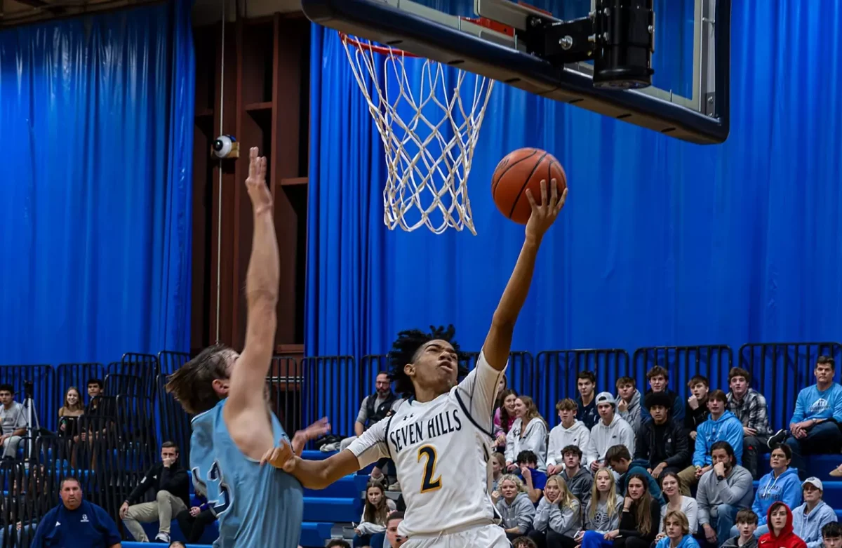 Senior Terrance Yarbrough goes up for a layup