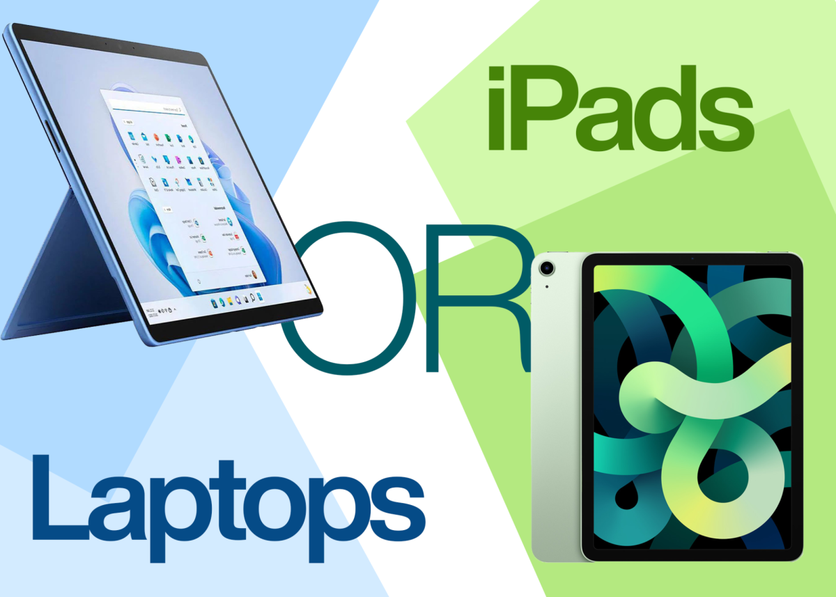 iPad and Laptop Graphic