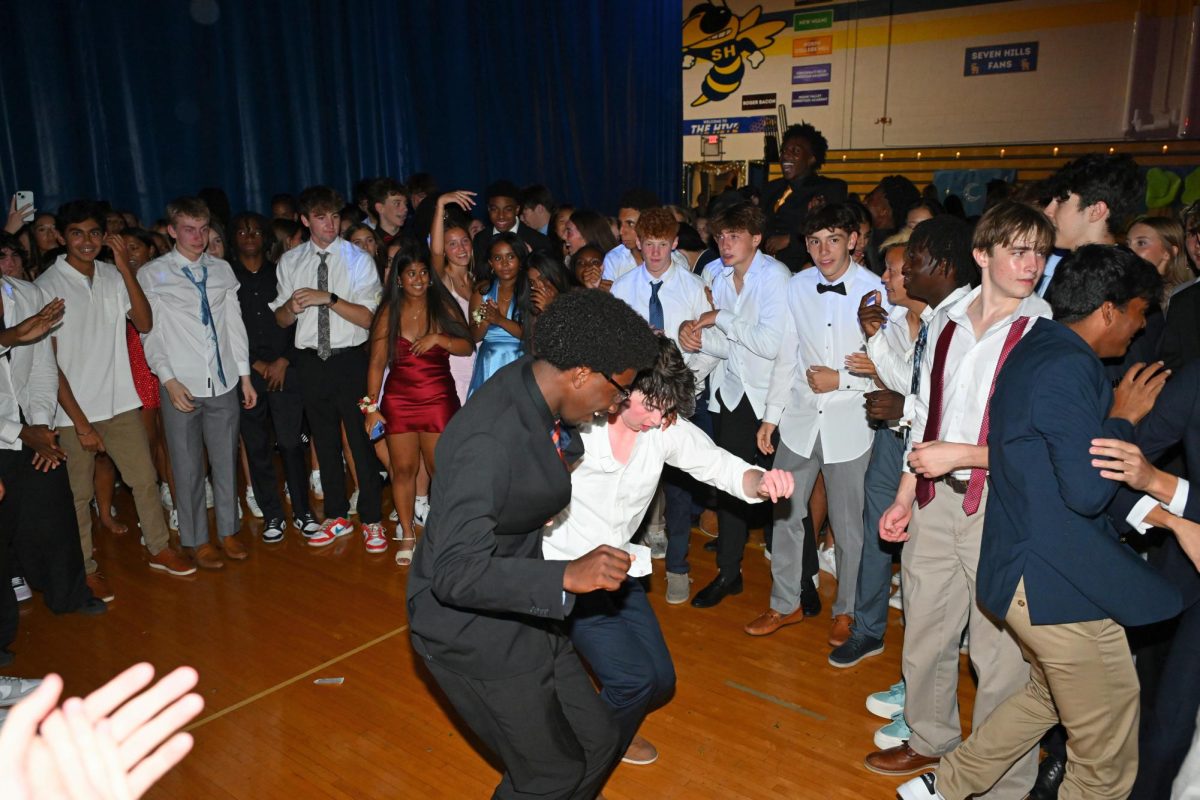 Students dancing at The Homecoming Dance.  
