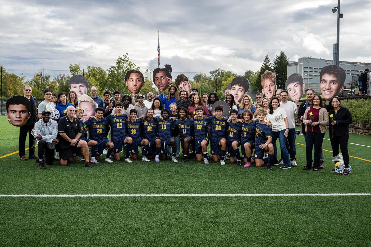 Seven Hills' senior soccer players