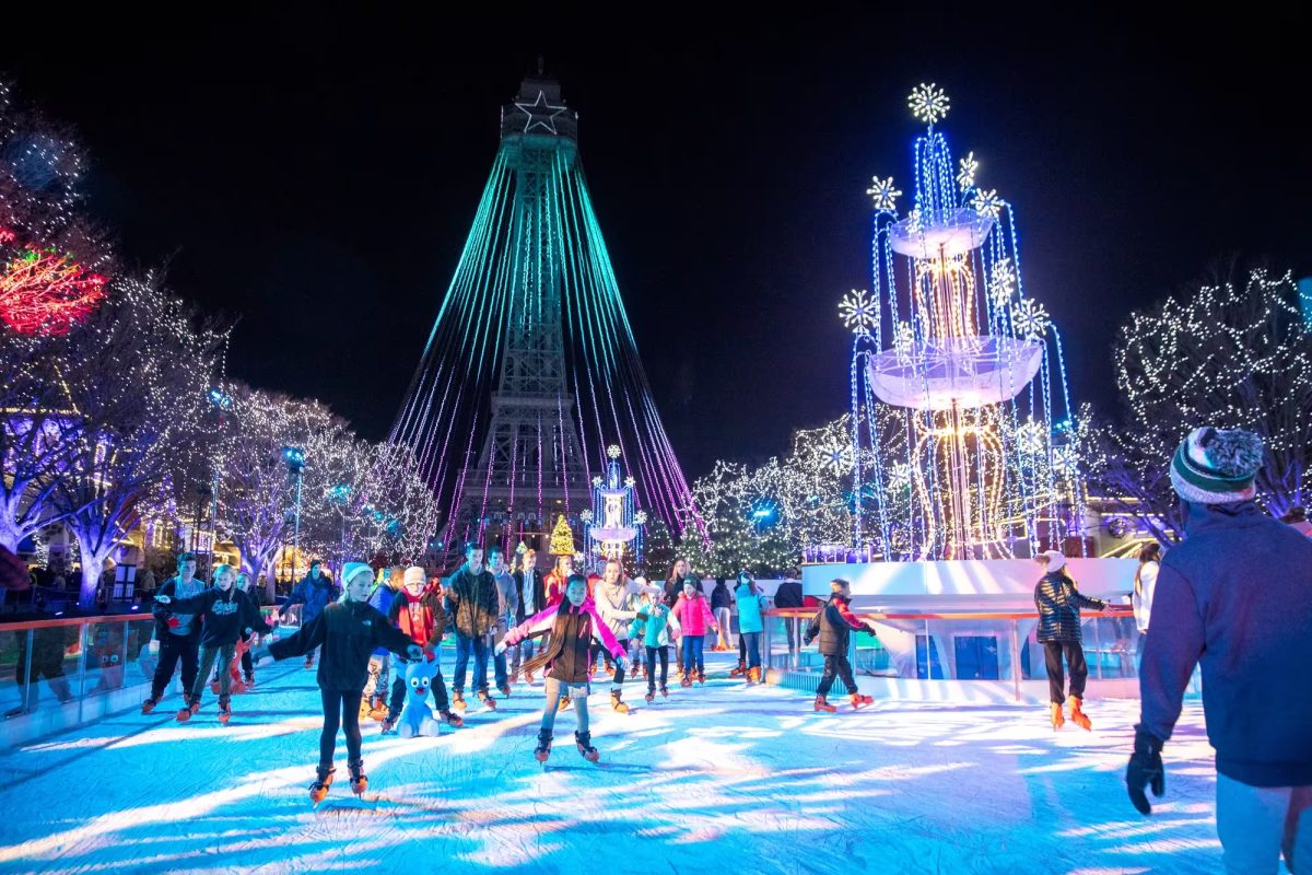 Lights, Ice Skating, and more fun at Kings Island!